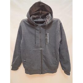 Фотография Кофта спортивная мужская B2361 d.grey р.3XL-7XL "ZERO" недорого оптом от прямого поставщика