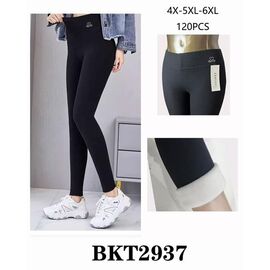 Фотография Лосины женские тёплые G138-2937 black р.4XL-6XL "ZERO" недорого оптом от прямого поставщика