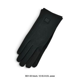 Рукавички жіночі утеплені B51-52 black р.6.5-8.5 "Descarrilado" недорого оптом від прямого постачальника