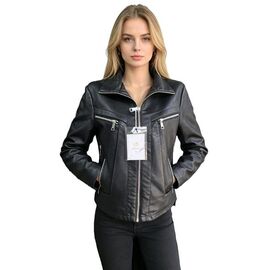Куртка жіноча демісезонна W8891 black р.S-L "Immei" недорого оптом від прямого постачальника