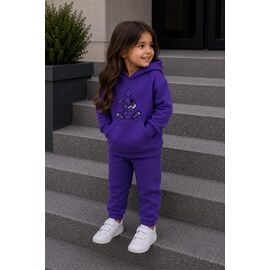 Костюм дитячий спортивний теплий на дівчинку 995 violet р.98-116 "Marimaks" недорого оптом від прямого постачальника