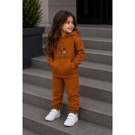 Костюм дитячий спортивний теплий на дівчинку 995 orange р.98-116 "Marimaks" недорого оптом від прямого постачальника