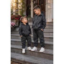 Костюм дитячий спортивний теплий на хлопчика 1076 d.grey р.92-116 "Marimaks" недорого оптом від прямого постачальника