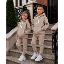 Костюм дитячий спортивний теплий унісекс 104 beige р.122-140 "Marimaks" недорого оптом від прямого постачальника