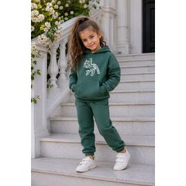Фотография Костюм детский спортивный тёплый на девочку 981 green р.122-140 "Marimaks" недорого оптом от прямого поставщика