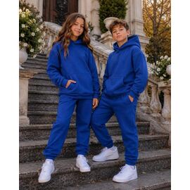 Фотография Костюм детский спортивный тёплый унисекс 173 electric blue р.146-164 "Marimaks" недорого оптом от прямого поставщика