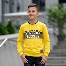 Фотография Свитер детский на мальчика M933 yellow р.9-14 "MMZ" недорого оптом от прямого поставщика