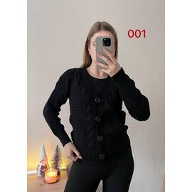 Кофта жіноча 001 black р.42-48 "FSN" недорого оптом від прямого постачальника
