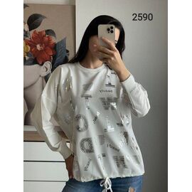 Светр жіночий 2590 white р.48-54 "FSN" недорого оптом від прямого постачальника