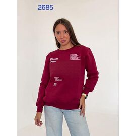 Светр жіночий 2685 wine р.46-52 "FSN" недорого оптом від прямого постачальника