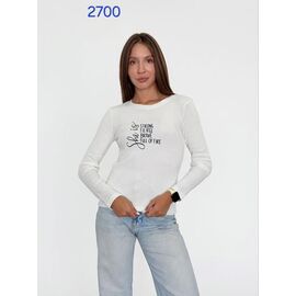Светр жіночий 2700 white р.42-46 "FSN" недорого оптом від прямого постачальника