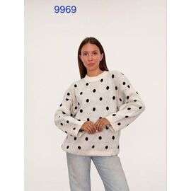 Светр жіночий 2854-1 white р.44-50 "FSN" недорого оптом від прямого постачальника
