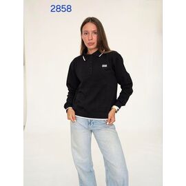 Светр жіночий 2858 black р.44-50 "FSN" недорого оптом від прямого постачальника