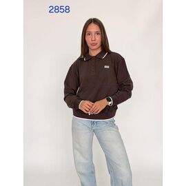 Светр жіночий 2858 brown р.44-50 "FSN" недорого оптом від прямого постачальника