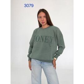 Светр жіночий 3079 green р.46-52 "FSN" недорого оптом від прямого постачальника
