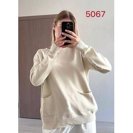Светр жіночий 5067 l.beige р.46-52 "FSN" недорого оптом від прямого постачальника