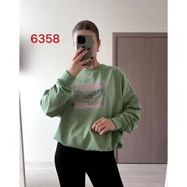 Светр жіночий 6358 green р.48-54 "FSN" недорого оптом від прямого постачальника