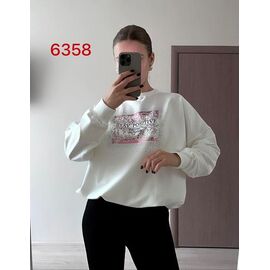 Светр жіночий 6358 white р.48-54 "FSN" недорого оптом від прямого постачальника