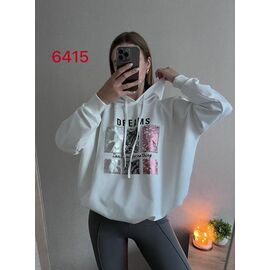 Светр жіночий 6415 white р.52-58 "FSN" недорого оптом від прямого постачальника