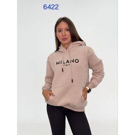 Худі жіноче 6422 beige р.46-52 "FSN" недорого оптом від прямого постачальника