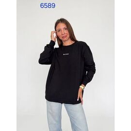 Светр жіночий 6589 black р.48-54 "FSN" недорого оптом від прямого постачальника