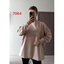 Светр жіночий 7064 beige р.48-54 "FSN" недорого оптом від прямого постачальника