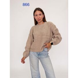 Светр жіночий 866 beige р.42-50 "FSN" недорого оптом від прямого постачальника