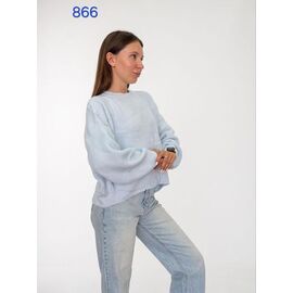 Светр жіночий 866 l.blue р.42-50 "FSN" недорого оптом від прямого постачальника