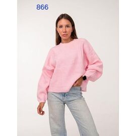 Светр жіночий 866 pink р.42-50 "FSN" недорого оптом від прямого постачальника
