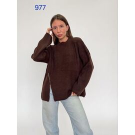 Светр жіночий 977 brown р.42-52 "FSN" недорого оптом від прямого постачальника