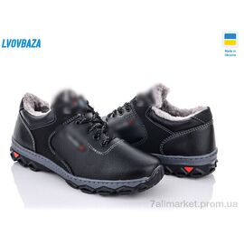 Кросівки чоловічі модні Зима Roksol Т10 кз.сп. чорний (8 пар р.40-45) "Lvovbaza" недорого оптом від прямого постачальника