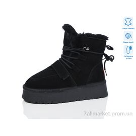 Фотография Угги женские утепленные зима L952-2A black (8 пар р.36-41) "Lilin" недорого оптом от прямого поставщика