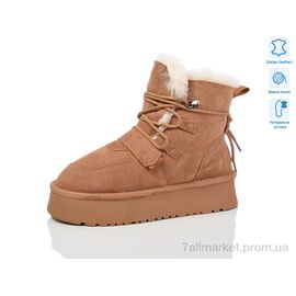 Фотография Угги женские утепленные зима L952-9A camel (8 пар р.36-41) "Lilin" недорого оптом от прямого поставщика