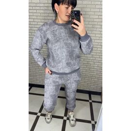 Фотография Костюм спортивный женский 085 l.grey р.42-50 "VALENTINA" недорого оптом от прямого поставщика