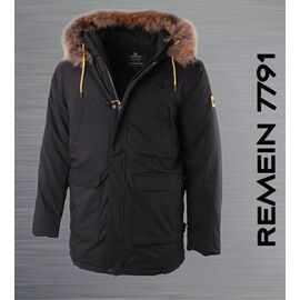 Куртка чоловіча зимова AZ224-7791 black р.M-3XL "REMAIN" недорого оптом від прямого постачальника