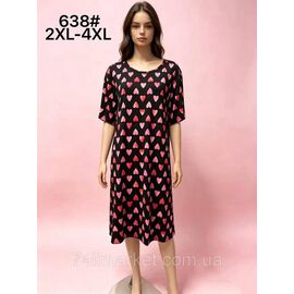 Фотография Туника женская молодёжная р-ры 2XL-4XL(2кл)"FLOWER" купить недорого от прямого поставщика