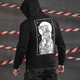 Худи чоловічий 1183 black р.M-3XL "Madoka" недорого оптом від прямого постачальника