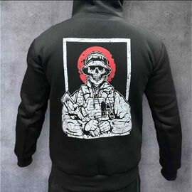 Худи чоловічий 1187 black р.M-3XL "Madoka" недорого оптом від прямого постачальника