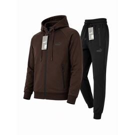 Костюм спортивний чоловічий 14951 brown р.S-2XL "Alex Clothes" недорого оптом від прямого постачальника