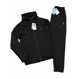 Костюм спортивний чоловічий 14956 black р.S-2XL "Alex Clothes" недорого оптом від прямого постачальника