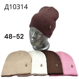 Шапка дитяча на дівчинку D10314 mix р.48-52 "SELFI" недорого оптом від прямого постачальника