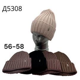 Шапка дитяча на дівчинку D5308 mix р.56-58 "SELFI" недорого оптом від прямого постачальника