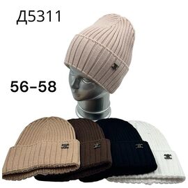 Шапка дитяча на дівчинку D5311 mix р.56-58 "SELFI" недорого оптом від прямого постачальника