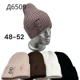 Шапка дитяча на дівчинку D6509 mix р.48-52 "SELFI" недорого оптом від прямого постачальника