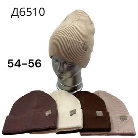 Шапка дитяча на дівчинку D6510 mix р.54-56 "SELFI" недорого оптом від прямого постачальника