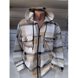 Фотография Рубашка мужская тёплая 2115 beige р.S-2XL "RING" недорого оптом от прямого поставщика