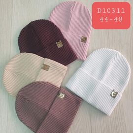 Шапка дитяча на дівчинку D10311 mix р.44-48 "SELFI" недорого оптом від прямого постачальника