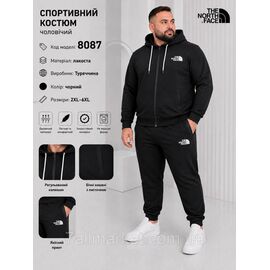 Спортивний чоловічий костюм на блискавці Норт Фейс р-ри 2XL-6XL (2кв) "REMAIN" недорого від прямого постачальника