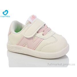 Кросівки дитячі модні Весна/осінь 199 б-рожевий (7 пар р.16-20) "Comfort-baby" недорого оптом від прямого постачальника