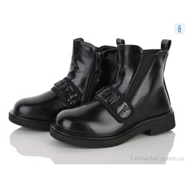 Черевики дитячі зручні Весна/осінь A98 black (6 пар р.32-37) "Clibee-ShoSho" недорого оптом від прямого постачальника